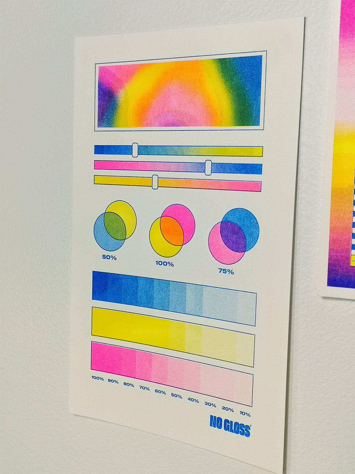Mini Riso color chart