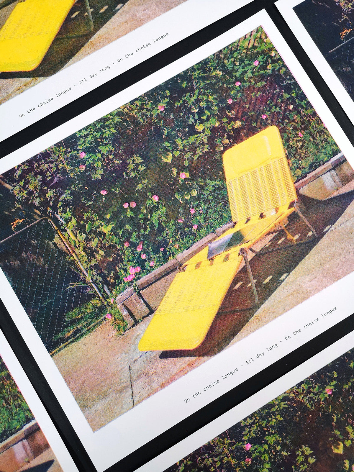 Chaise longue - Riso polaroid